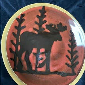 Mesa International Wilderness Moose Plate. 12.25” Diameter